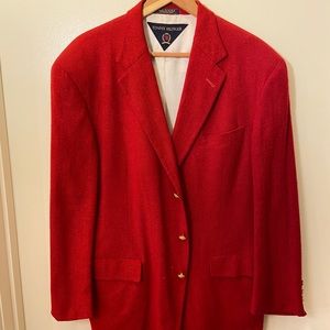Tommy Hilfiger Vintage Red Blazer 44R